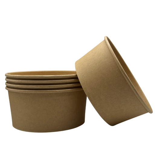 Ensaladera Bowl Papel Kraft Reciclable 1300 ml (300 Unidades)