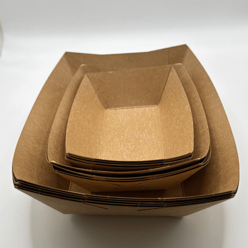 Barqueta Papel kraft Reciclable 1300 ml (500 Unidades) - Yoo2Bio