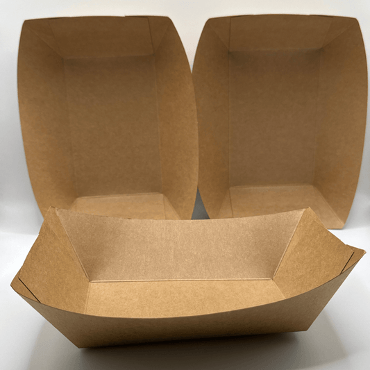 Barqueta Papel kraft Reciclable 1300 ml (500 Unidades) - Yoo2Bio