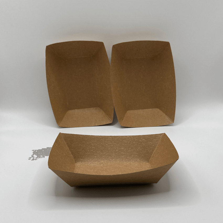 Barqueta Papel kraft Reciclable 250 ml (250 Unidades) - Yoo2Bio