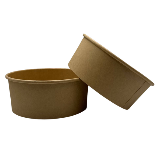 Ensaladera Bowl Papel Kraft Reciclable 850 ml (300 Unidades)