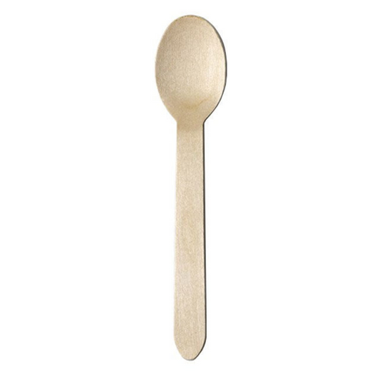 Cuchara Madera Biodegradable 110 mm (2.000 unidades)