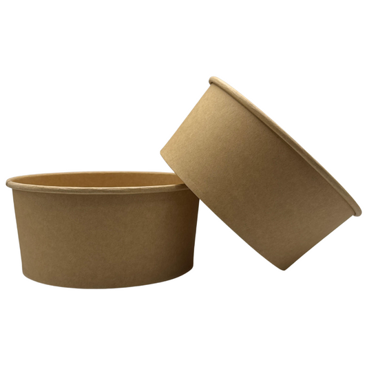 Ensaladera Bowl Papel Kraft Reciclable 1300 ml (300 Unidades)