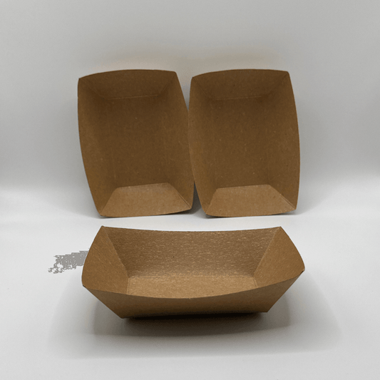 Barqueta Papel kraft Reciclable 250 ml (250 Unidades) - Yoo2Bio