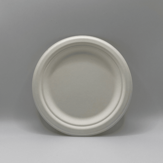 Plato Caña de Azúcar Biodegradable 18 cm (50 Unidades) - Yoo2Bio