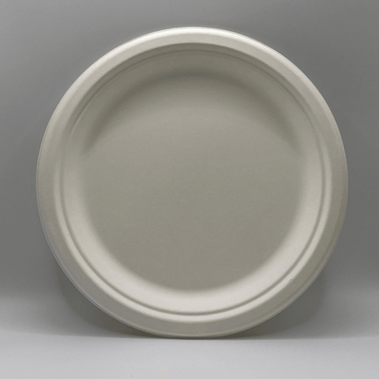 Plato Caña de Azúcar Biodegradable 23 cm (500 Unidades) - Yoo2Bio