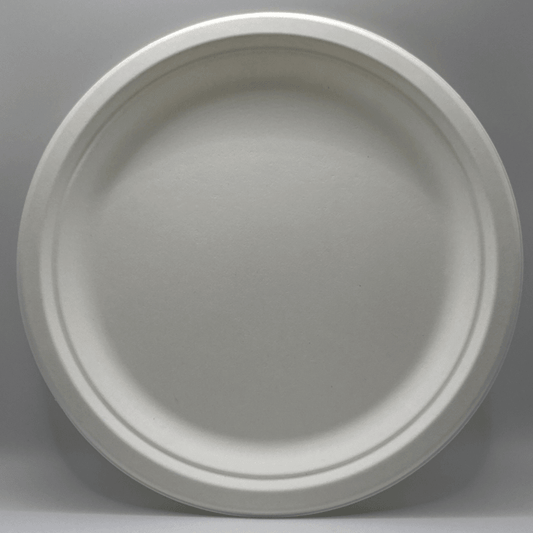 Plato Caña de Azúcar Biodegradable 26 cm (500 Unidades) - Yoo2Bio