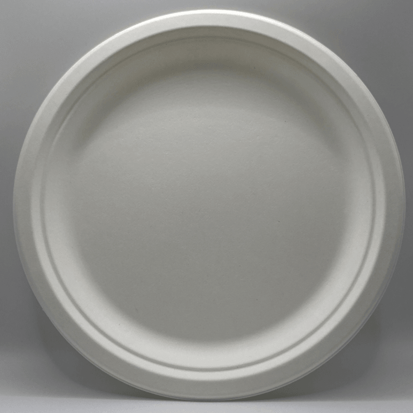 Plato Caña de Azúcar Biodegradable 26 cm (50 Unidades) - Yoo2Bio