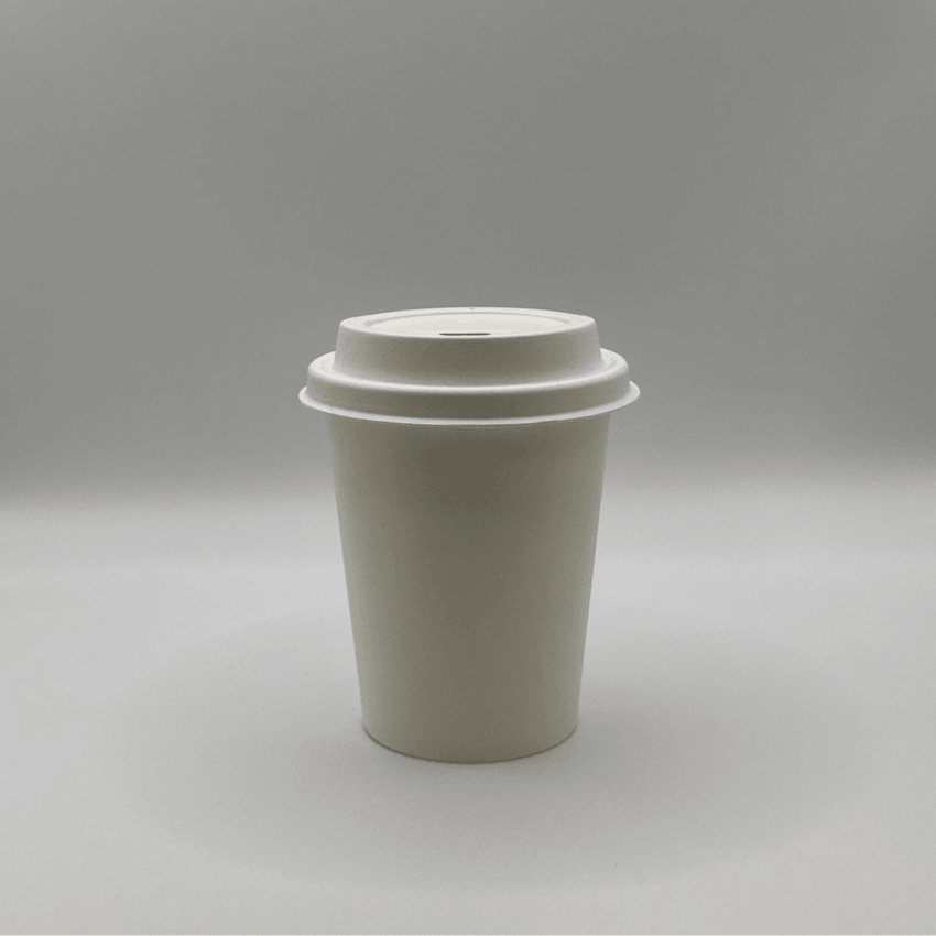 Vasos Cartón Blanco Kraft 8Oz - 240ml (50 Unidades) - Yoo2Bio