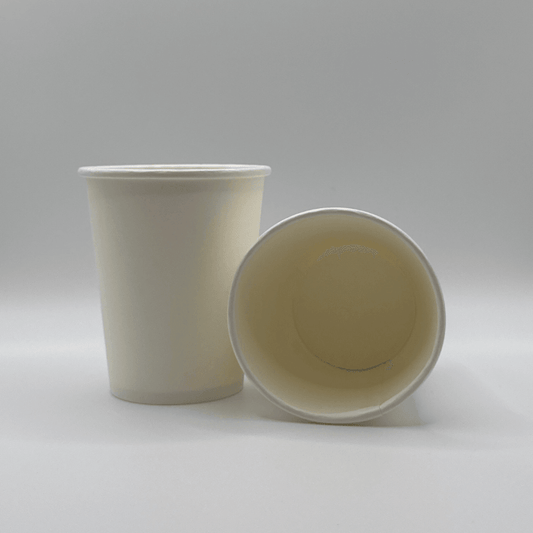 Vasos Cartón Blanco Kraft 8Oz - 240ml (50 Unidades) - Yoo2Bio